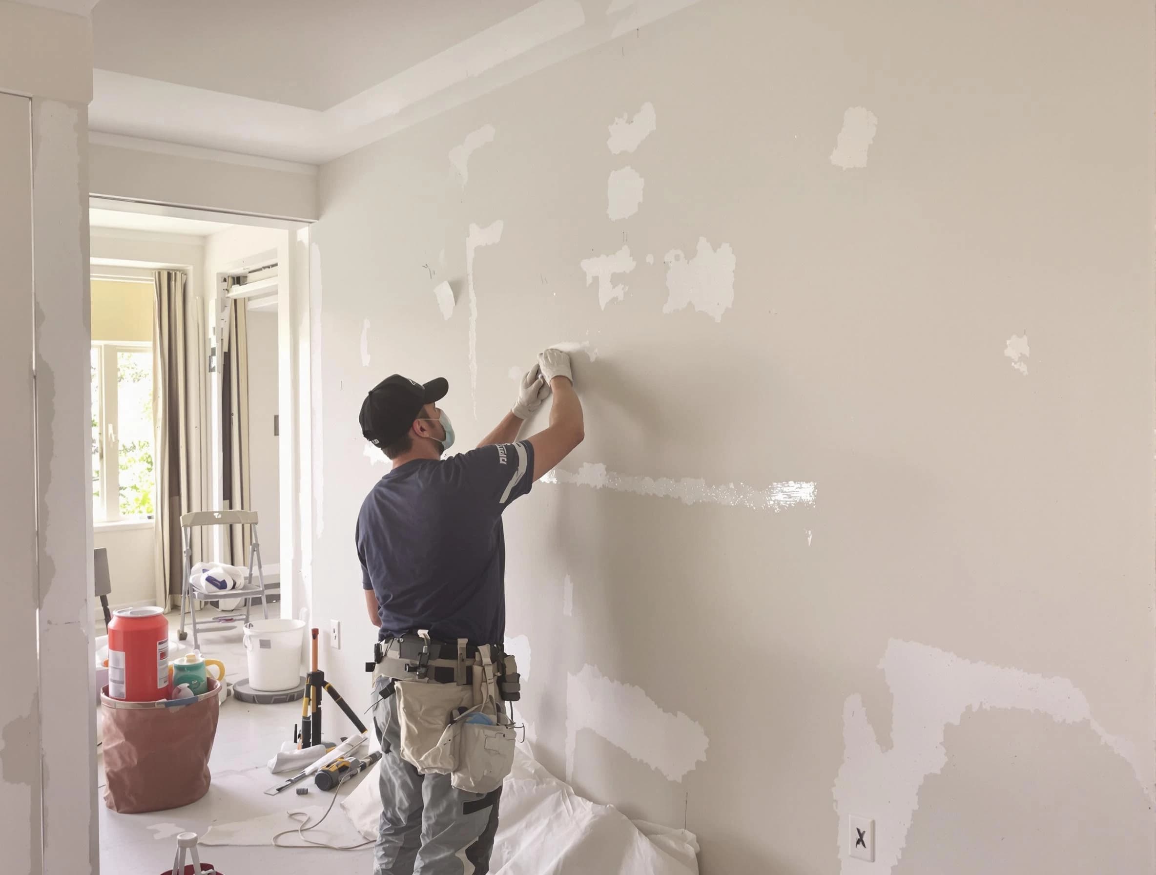 Taping and mudding service by Maple Heights House Painters in Maple Heights